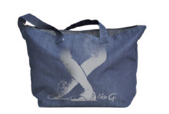 (Cod.LG-MAXIBAG-15) Maxi Borsa Jeans likeG